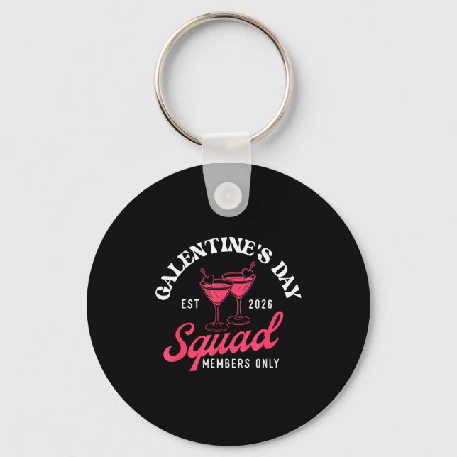 Chaveiro Galentine's Day Squad - Galentine's Day Gals Siste (Frente)