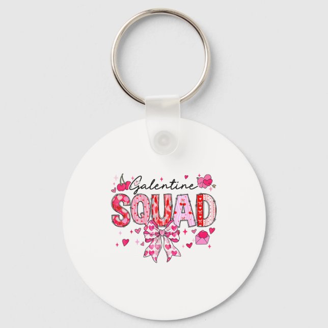 Chaveiro Galentines Day Women Galentines Squad Funny Valent (Frente)