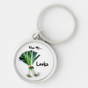 Chaveiro Galês - beije meu Keyring dos alho-porros