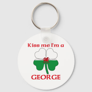 Chaveiro Galês Personalizado Beija-me Sou George