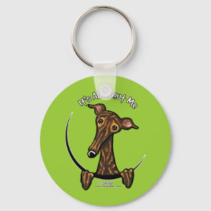 Chaveiro Galgo rajado escuro IAAM