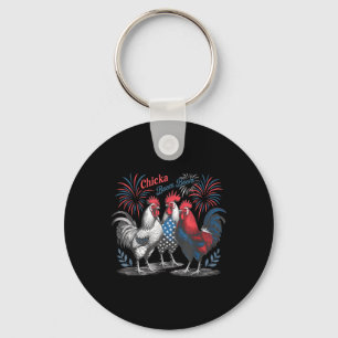 Chaveiro Galinha Bonita Boom Boom Engraçado Frango 4 De Jul