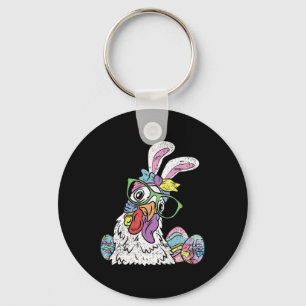 Chaveiro Galinha Caça de Ovos Páscoa Coelhinhos Orelha Faze