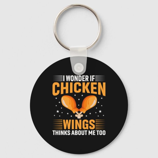 Chaveiro Galinha de Arte Chicken Wing (Frente)