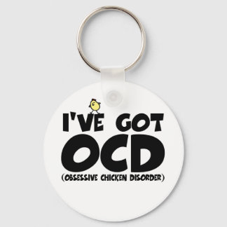 Chaveiro Galinha engraçada OCD