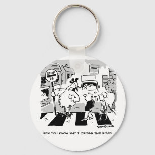 Chaveiro Galinha numa Patrulha de Cruzamento Escolar. Engra