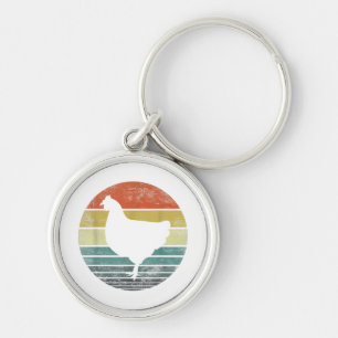 Chaveiro Galinha Presente Façora Engraçada Retro Vintage Mu