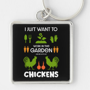 Chaveiro Galinhas E Jardinagem
