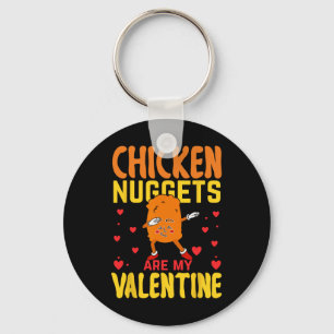 Chaveiro Galinhas Nuggets São A Minha Comida Engraçada E Na