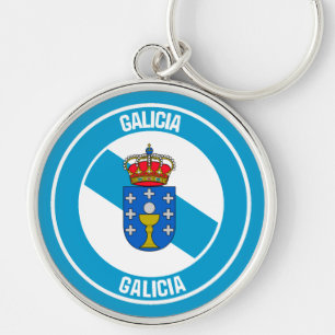 Chaveiro Galiza Round Emblem