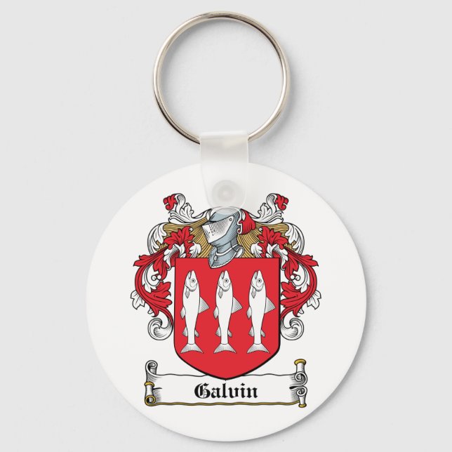 Chaveiro Galvin Family Crest (Frente)
