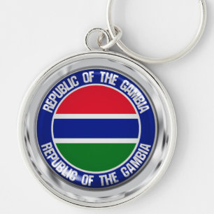 Chaveiro Gambia Round Emblem