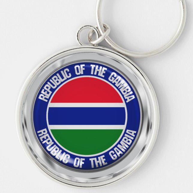 Chaveiro Gambia Round Emblem (Frente)