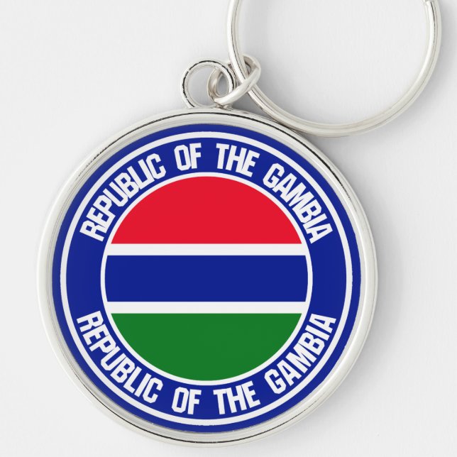 Chaveiro Gambia Round Emblem (Frente)