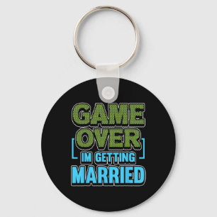 Chaveiro Game Over Estou Me Casando Noivo