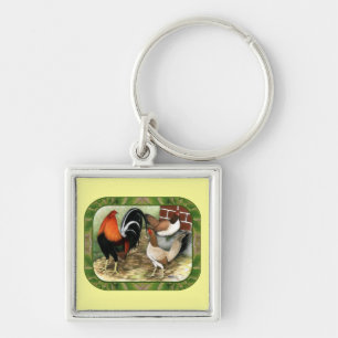 Chaveiro Gamefowl na Fazenda
