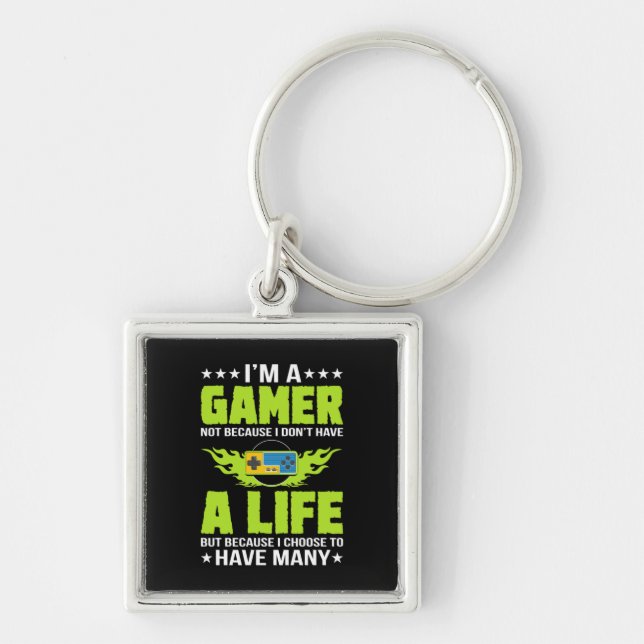Chaveiro Gamer Am A Gamer (Frente)