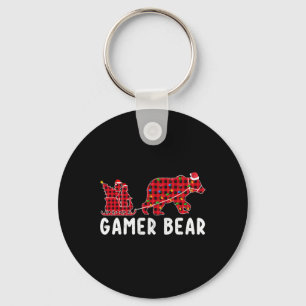 Chaveiro Gamer Bear Sleigh Natal Family Matando Xmas P