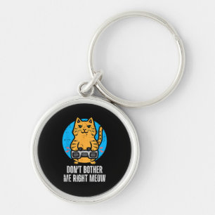 Chaveiro Gamer Cat Não Me Incomode Mever Homens Engraçados