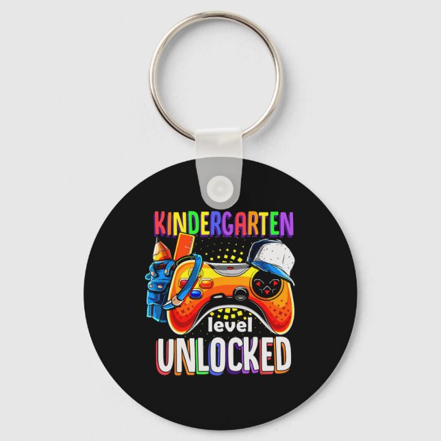 Chaveiro Gamer Ck To School Gamepad Kindergarten Level Unlo (Frente)