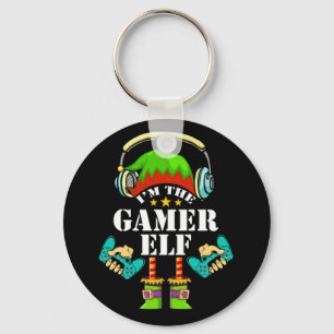 Chaveiro Gamer Elf Correspondendo Ao Natal Da Família Com G
