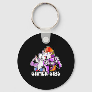 Chaveiro Gamer Girl Unicorn Jogos Jogo Cute Cox