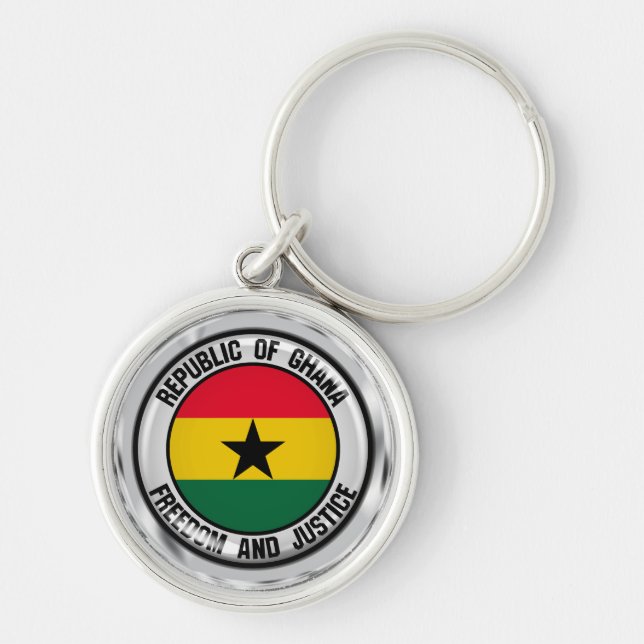 Chaveiro Gana Round Emblem (Frente)