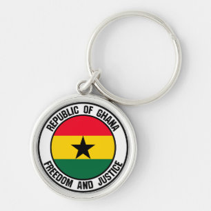 Chaveiro Gana Round Emblem