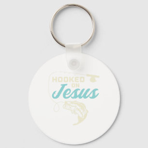 Chaveiro Gancho Sobre Jesus Por Pescar Deus Religioso Crist