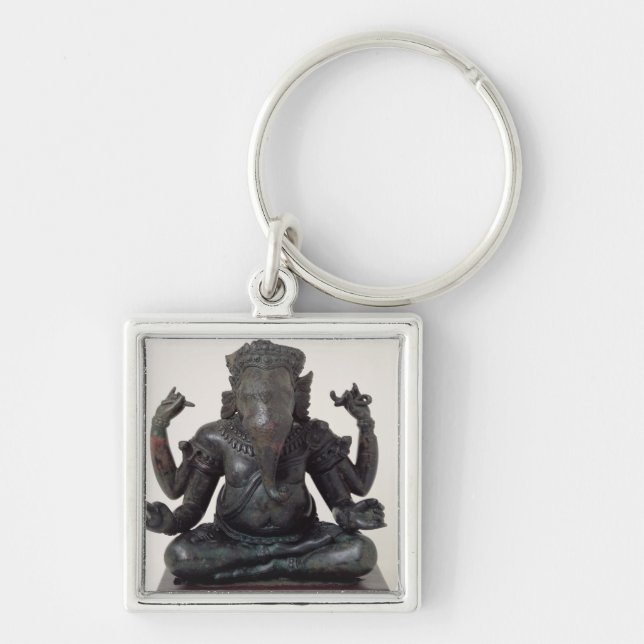 Chaveiro Ganesh, 12th-early século XIII atrasado, Angkor (Frente)
