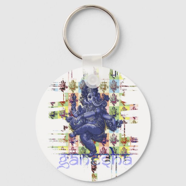 Chaveiro GANESHA | crie seu próprio plano de fundo (Frente)