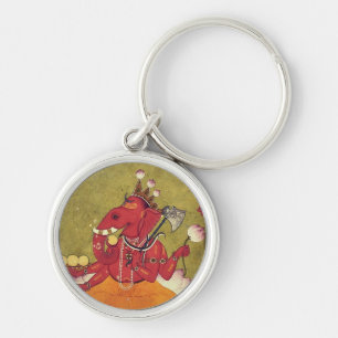 Chaveiro Ganesha prestes a jogar seu lótus