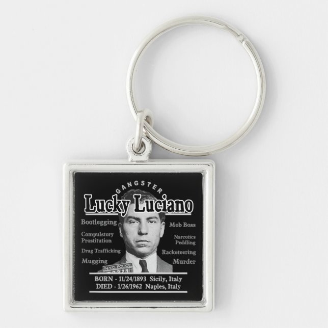 Chaveiro Gangster Lucky Luciano (Frente)