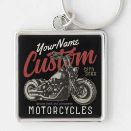 Chaveiro Garagem Personalizada do Biker Cruiser de Motocicl