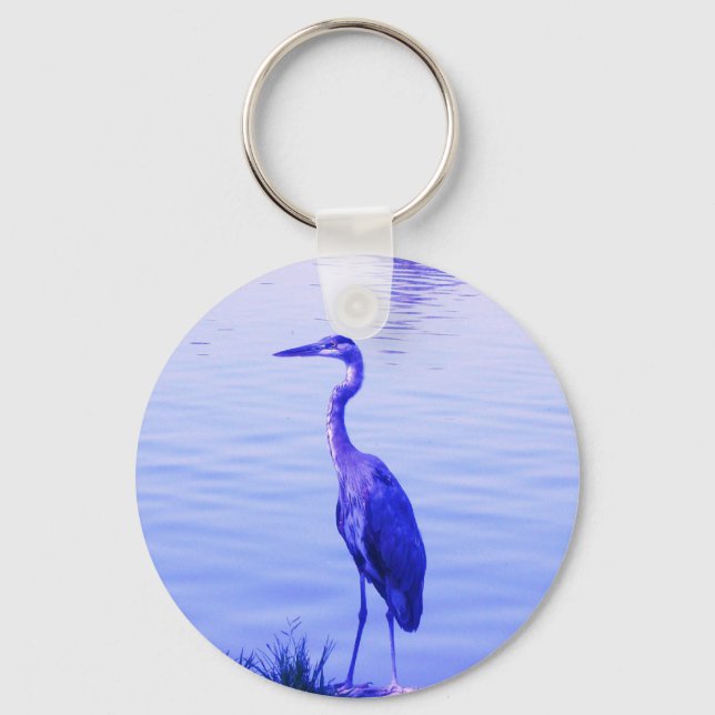 Chaveiro Garça Azul (Frente)