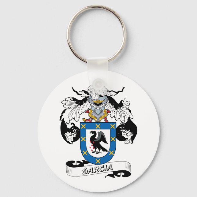 Chaveiro Garcia Family Crest (Frente)