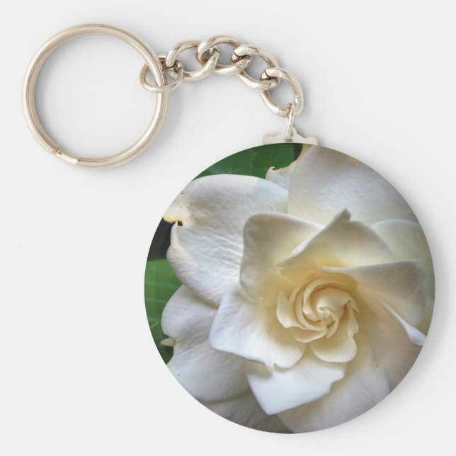 Chaveiro Gardenia Branca (Frente)