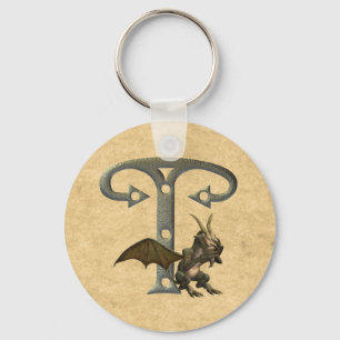 Chaveiro Gargoyles Monograma T