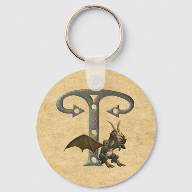Chaveiro Gargoyles Monograma T (Frente)