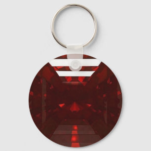 Chaveiro Garnet Gemstone Janeiro Birthstone por Sharles