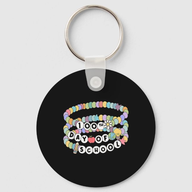 Chaveiro Garota 100 Dias De Bracelete De Amizade Escolar (Frente)