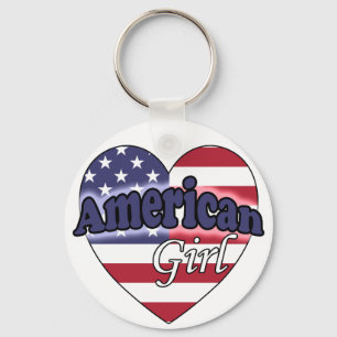 Chaveiro Garota Americana