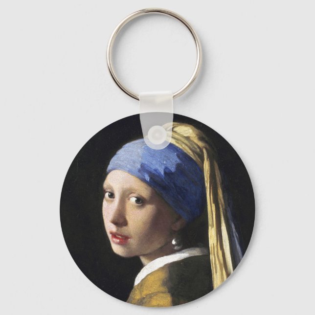 Chaveiro Garota com um brinco de pérolas, Jan Vermeer (Frente)