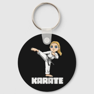 Chaveiro Garota de Karate - Garoto de Artes Marciais Japone