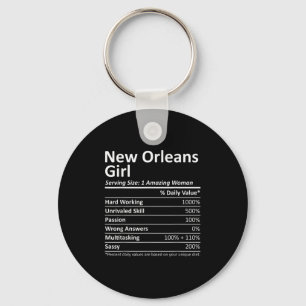 Chaveiro Garota de Nova Orleans La Louisiana Cidade Diverti