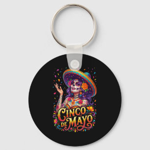 Chaveiro garota do cinco de maio festa mexicana 5 de maio C