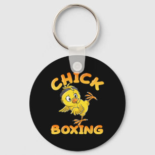 Chaveiro Garota Engraçada de Kickboxing Lutando Bonita Ch K
