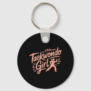 Chaveiro Garota Engraçada de Taekwondo