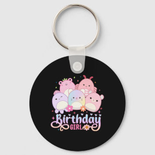Chaveiro Garota Esquadrão de Aniversário Meninas Mallow Bon