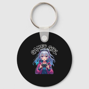 Chaveiro Garota Gamer Jogos Anime Vídeo Game Fofa Mulheres